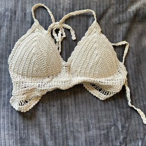 Crochet swim top